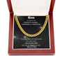 Son | We Are So Proud Of You | Mom & Dad | Cuban Link Chain - ALL4THEGIFTOFIT
