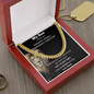 My Son | I Wish You Strength Cuban Link Chain - ALL4THEGIFTOFIT