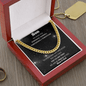 Son | We Are So Proud Of You | Mom & Dad | Cuban Link Chain - ALL4THEGIFTOFIT