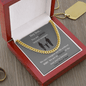 Hey Son... | Love Mom & Dad | Cuban Link Chain - ALL4THEGIFTOFIT