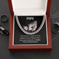 Papa | Your Loving Grandson | Cuban Chain - ALL4THEGIFTOFIT