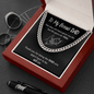 To My Bonus DAD | With Love | Cuban Link Chain - ALL4THEGIFTOFIT
