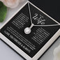 To My Wife (Black Card) | I Love You Forever & Always | Eternal Hope Necklace - ALL4THEGIFTOFIT