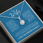 To My Wife (Blue Card) | I Love You Forever & Always | Eternal Hope Necklace - ALL4THEGIFTOFIT