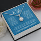 To My Wife (Blue Card) | I Love You Forever & Always | Eternal Hope Necklace - ALL4THEGIFTOFIT