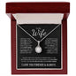 To My Wife (Black Card) | I Love You Forever & Always | Eternal Hope Necklace - ALL4THEGIFTOFIT