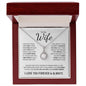 To My Wife | I Love You Forever & Always | Eternal Hope Necklace - ALL4THEGIFTOFIT