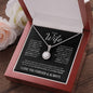 To My Wife (Black Card) | I Love You Forever & Always | Eternal Hope Necklace - ALL4THEGIFTOFIT