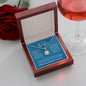 To My Wife (Blue Card) | I Love You Forever & Always | Eternal Hope Necklace - ALL4THEGIFTOFIT