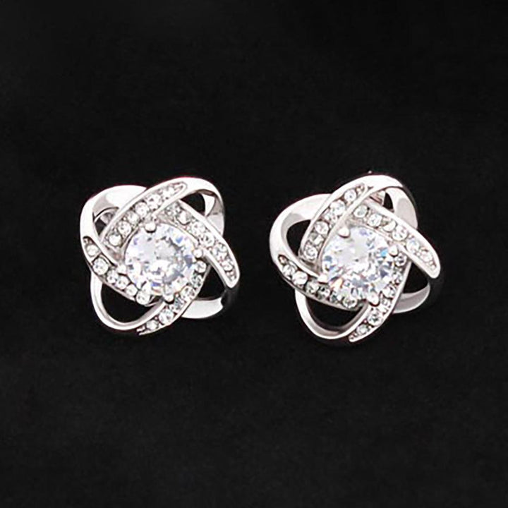 Love Knot Stud Earrings - ALL4THEGIFTOFIT