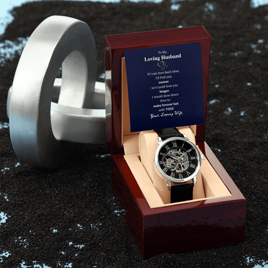 To My Loving Husband | I Would Slow Down Time to Make Forever Last With You | Father's Day Gift - ALL4THEGIFTOFIT