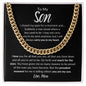To My Son (Black Card) | Reach for the Stars | Love, Mom (Cuban Link Chain) - ALL4THEGIFTOFIT
