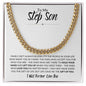 To My Step Son | Life Gave Me the Gift of You | Cuban Link Chain - ALL4THEGIFTOFIT