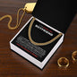To My Smokin' Hot Boyfriend | Forever & Always | Cuban Link Chain - Gift for Man, Soulmate - ALL4THEGIFTOFIT