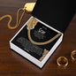 To My Son | I Would Use My Last Breath to Say I Love You | Cuban Link Chain - ALL4THEGIFTOFIT