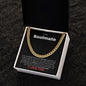 To My Soulmate | My Last Everything | Cuban Link Chain - Gift for Man, Husband, Fiance - ALL4THEGIFTOFIT