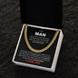 To My Man | You Complete Me | Cuban Link Chain - Gift for Husband, Soulmate, Fiance, Boyfriend - ALL4THEGIFTOFIT