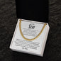 To My Son | Reach for the Stars | Love, Mom (Cuban Link Chain) - ALL4THEGIFTOFIT