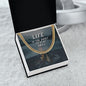 Life Is Too Short to Play Small | Cuban Link Chain - Gift for Husband, Boyfriend, Birthdays, Holidays, Just Because - ALL4THEGIFTOFIT