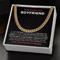 To My Smokin' Hot Boyfriend | Forever & Always | Cuban Link Chain - Gift for Man, Soulmate - ALL4THEGIFTOFIT