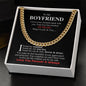 To My Boyfriend | My One True Love | Cuban Link Chain - Gift for My Man - ALL4THEGIFTOFIT