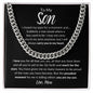 To My Son (Black Card) | Reach for the Stars | Love, Mom (Cuban Link Chain) - ALL4THEGIFTOFIT