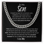 To My Son | Go Forth and Reach for the Stars | Cuban Link - ALL4THEGIFTOFIT
