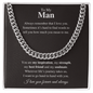 To My Man | You are My Strength and My Soulmate | Cuban Link Chain - ALL4THEGIFTOFIT