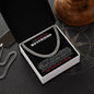 To My Smokin' Hot Boyfriend | Forever & Always | Cuban Link Chain - Gift for Man, Soulmate - ALL4THEGIFTOFIT