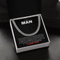 To My Man | Love Made Us Forever | Cuban Link Chain - Gift for Husband, Fiance, Boyfriend - ALL4THEGIFTOFIT