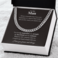 To My Man | You are My Strength and My Soulmate | Cuban Link Chain - ALL4THEGIFTOFIT