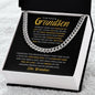 To My Amazing Grandson | Most Amazing Chapters | Love Grandma | Cuban Link Chain - ALL4THEGIFTOFIT