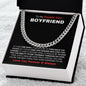 To My Smokin' Hot Boyfriend | Forever & Always | Cuban Link Chain - Gift for Man, Soulmate - ALL4THEGIFTOFIT