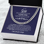 To My Son | You are Strong and Confident | Cuban Link Chain - ALL4THEGIFTOFIT