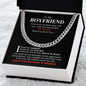 To My Boyfriend | My One True Love | Cuban Link Chain - Gift for My Man - ALL4THEGIFTOFIT