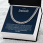To My Soulmate | I Want to be Your Last Everything | Cuban Link Chain - Gift for Husband, Fiance, My Man, Boyfriend - ALL4THEGIFTOFIT