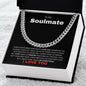 To My Soulmate | My Last Everything | Cuban Link Chain - Gift for Man, Husband, Fiance - ALL4THEGIFTOFIT