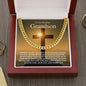 To My Amazing Grandson | Forever in My Heart | Cuban Link Chain - Gift for Birthday, Confirmation, Holidays - ALL4THEGIFTOFIT
