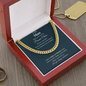 To My Man | My Soulmate, My Everything | Cuban Link Chain - Gift for Husband, Fiancé, Boyfriend - ALL4THEGIFTOFIT