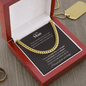 To My Man | You are My Strength and My Soulmate | Cuban Link Chain - ALL4THEGIFTOFIT