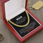 To My Man | You Complete Me | Cuban Link Chain - Gift for Husband, Soulmate, Fiance, Boyfriend - ALL4THEGIFTOFIT