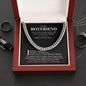 To My Boyfriend | My One True Love | Cuban Link Chain - Gift for My Man - ALL4THEGIFTOFIT