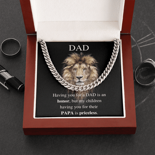 Dad | I am Honored to Have You For a Dad - ALL4THEGIFTOFIT