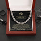 To My Son | I Believe In You | Cuban Link Chain - ALL4THEGIFTOFIT