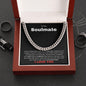To My Soulmate | My Last Everything | Cuban Link Chain - Gift for Man, Husband, Fiance - ALL4THEGIFTOFIT