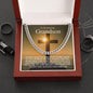 To My Amazing Grandson | Forever in My Heart | Cuban Link Chain - Gift for Birthday, Confirmation, Holidays - ALL4THEGIFTOFIT
