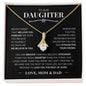 To Our Daughter - We Believe In You - Love, Mom & Dad | Alluring Beauty Necklace - ALL4THEGIFTOFIT