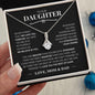 To Our Daughter - We Believe In You - Love, Mom & Dad | Alluring Beauty Necklace - ALL4THEGIFTOFIT