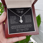 To My Beautiful Wife | Through My Eyes | Alluring Beauty Necklace - Gift for Soulmate - ALL4THEGIFTOFIT