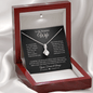 To My Beautiful Wife | Through My Eyes | Alluring Beauty Necklace - Gift for Soulmate - ALL4THEGIFTOFIT